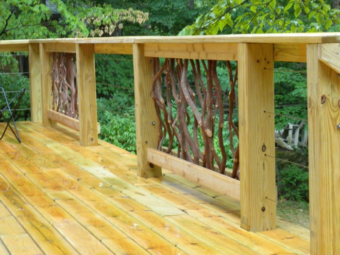 Deck railing ideas diy