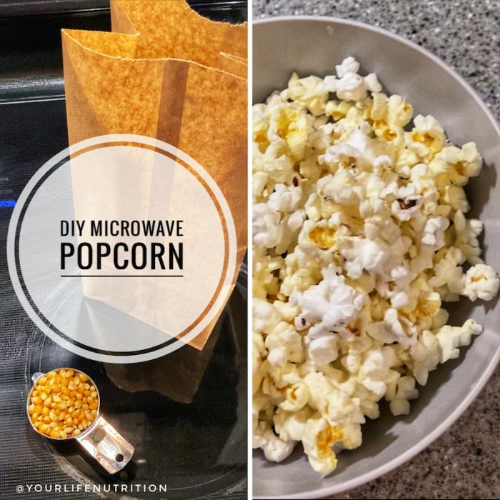 Diy microwave popcorn