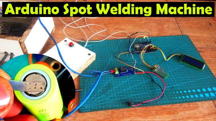 Diy battery spot welder