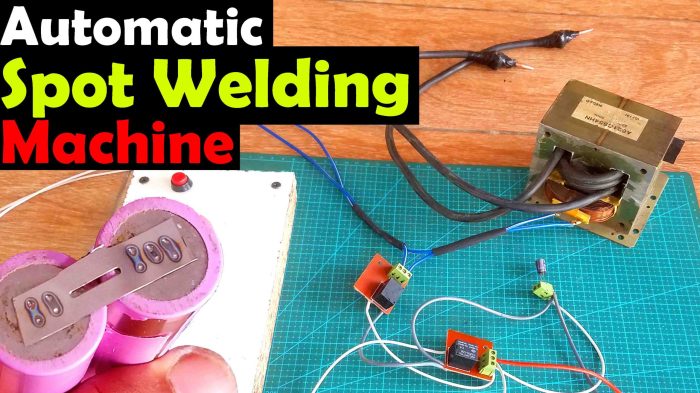 Diy battery spot welder