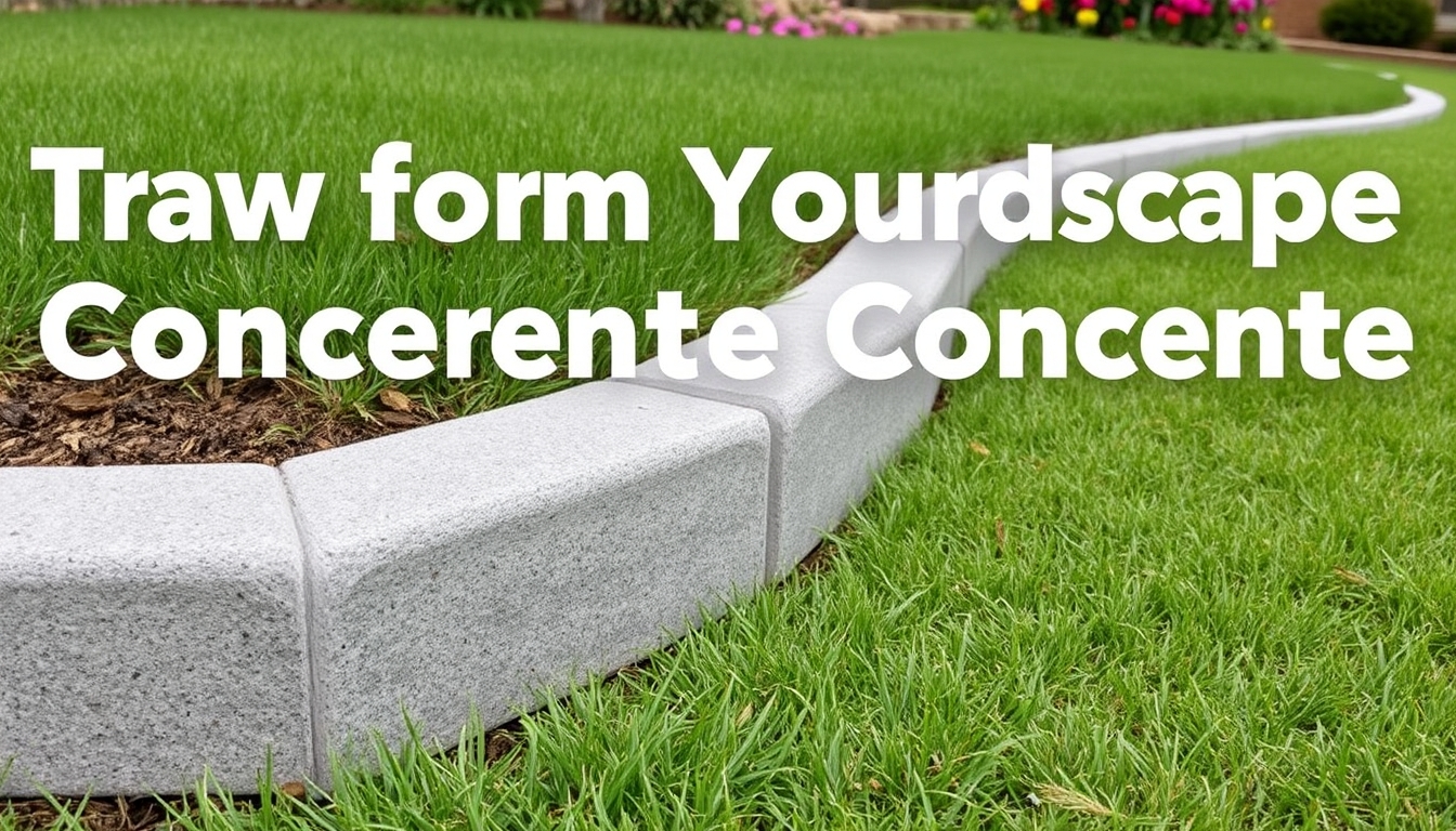 Transform Your Landscape with DIY Custom Concrete Curbing Edging A Practical Guide