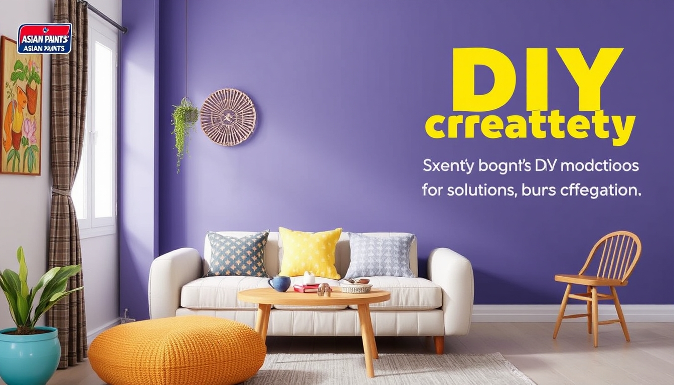 Unlock Your Creativity with Asian Paints' DIY Solutions for a Stunning Home Transformation