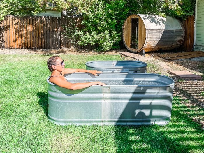 Diy ice bath tub