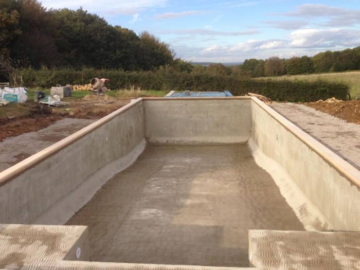 Diy concrete pool