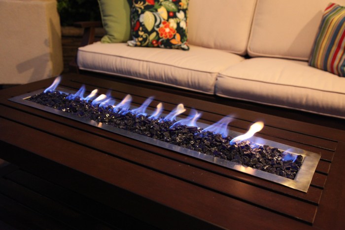 Diy fire pit table