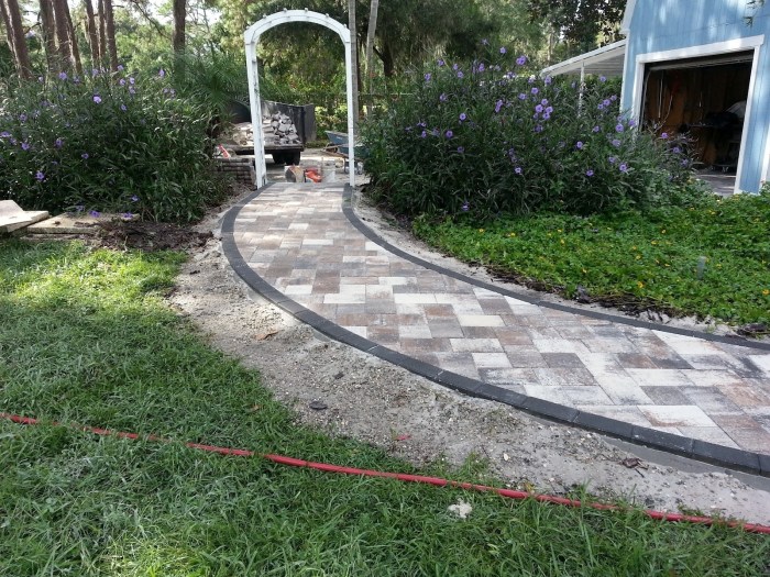 Diy concrete edging