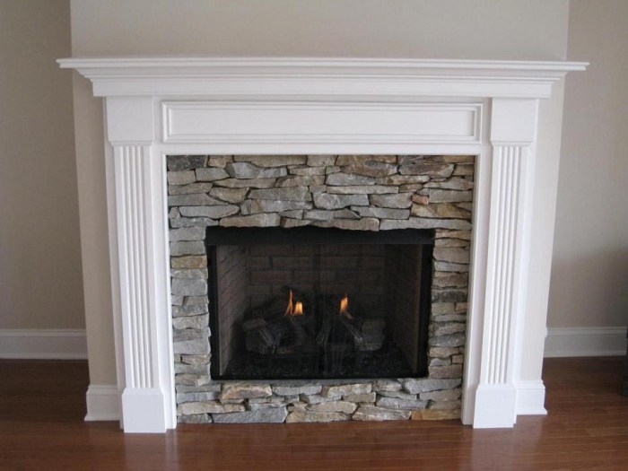 Diy faux fireplace mantel