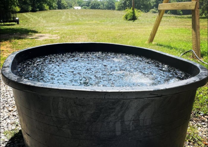 Diy ice bath tub