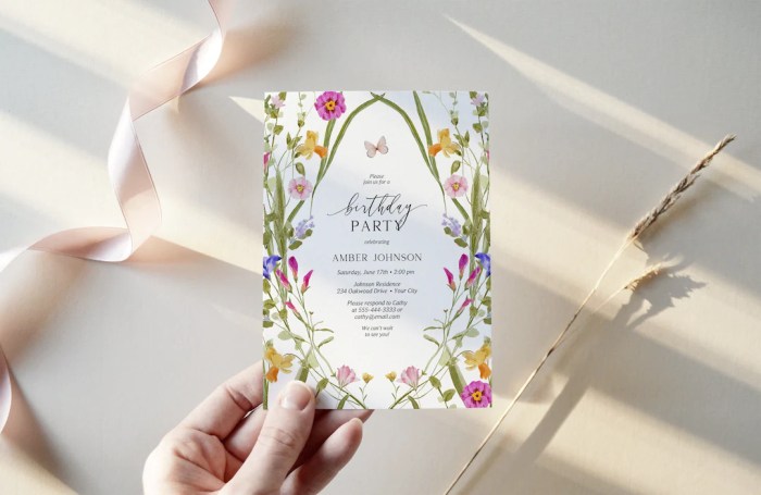 Diy birthday invitations